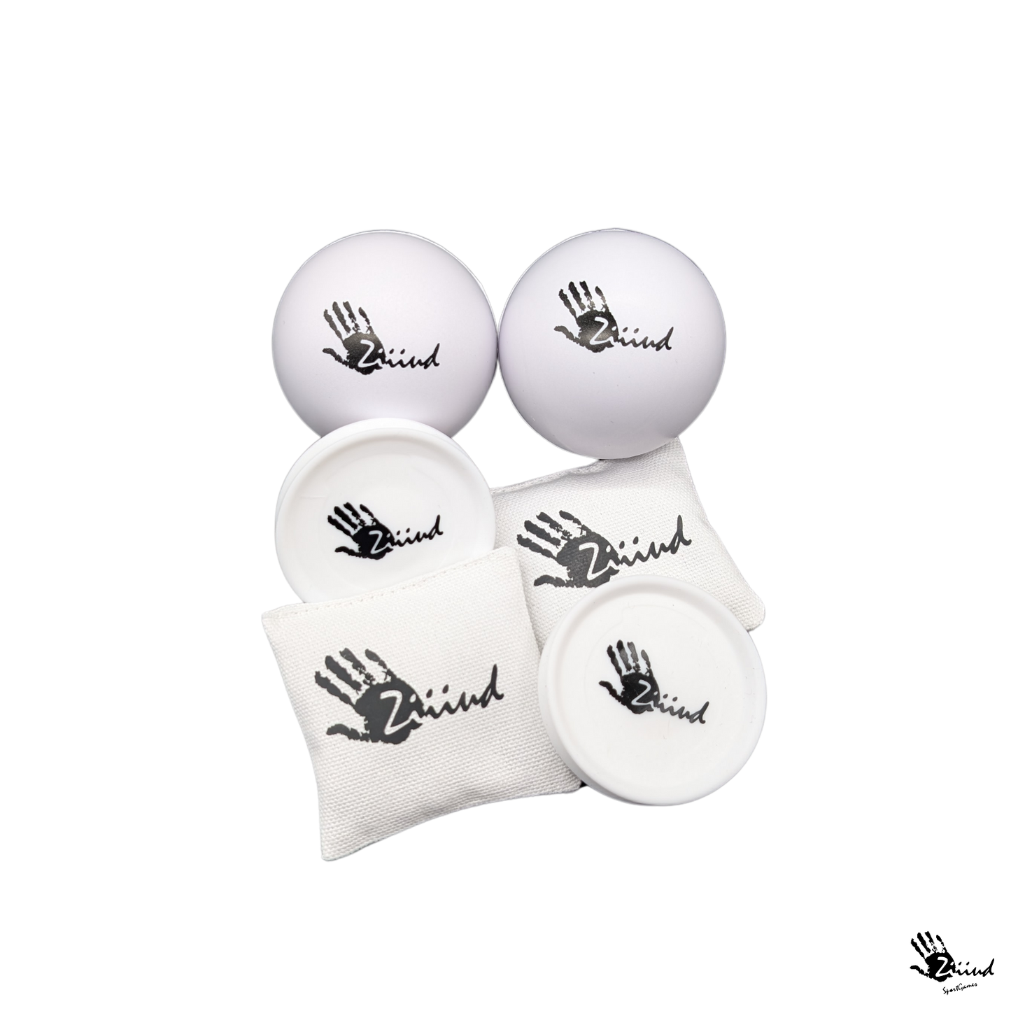 Ziiiud Ball Wurfobjektpaket Weiss Wurfspiel Sportspiel Familienspiel