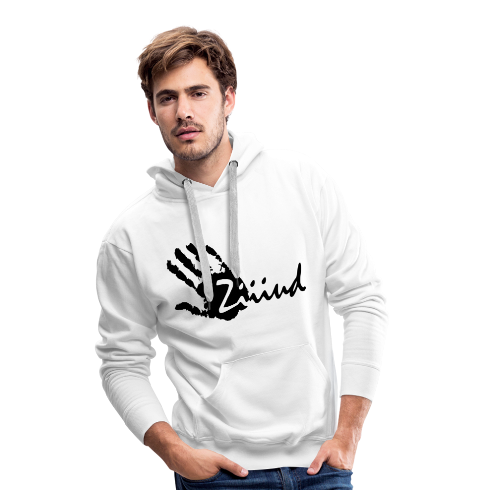 Ziiiud Hoodie Men - Logo Schwarz - Weiß