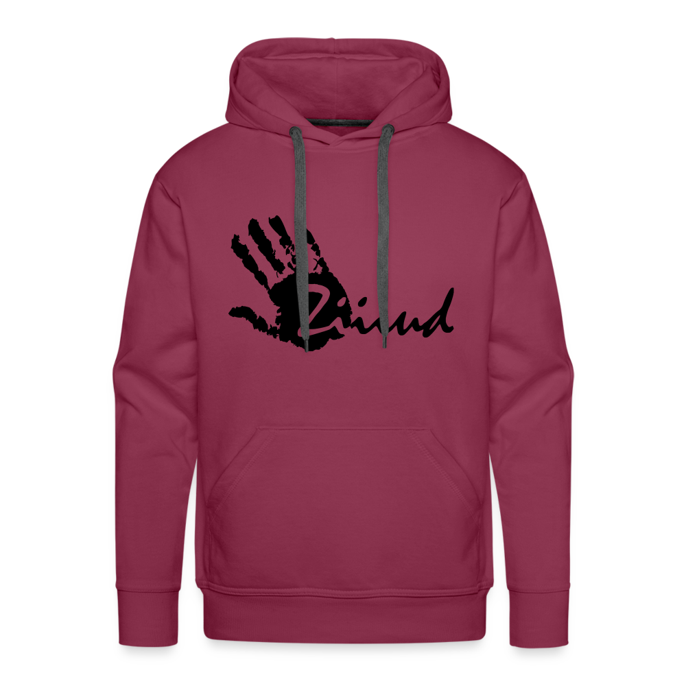 Ziiiud Hoodie Men - Logo Schwarz - Bordeaux