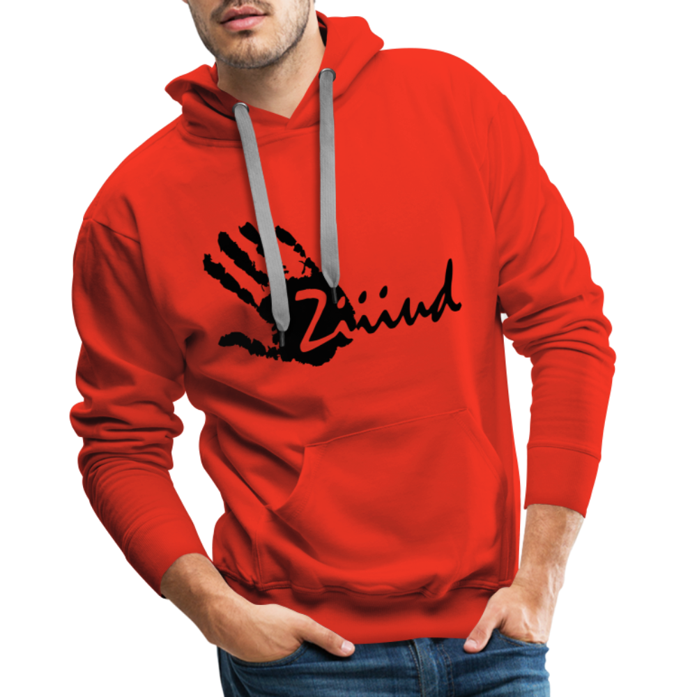 Ziiiud Hoodie Men - Logo Schwarz - Rot