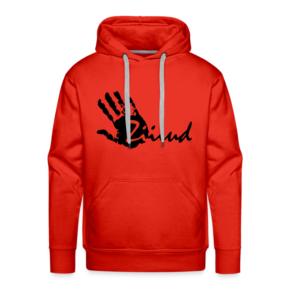 Ziiiud Hoodie Men - Logo Schwarz - Rot