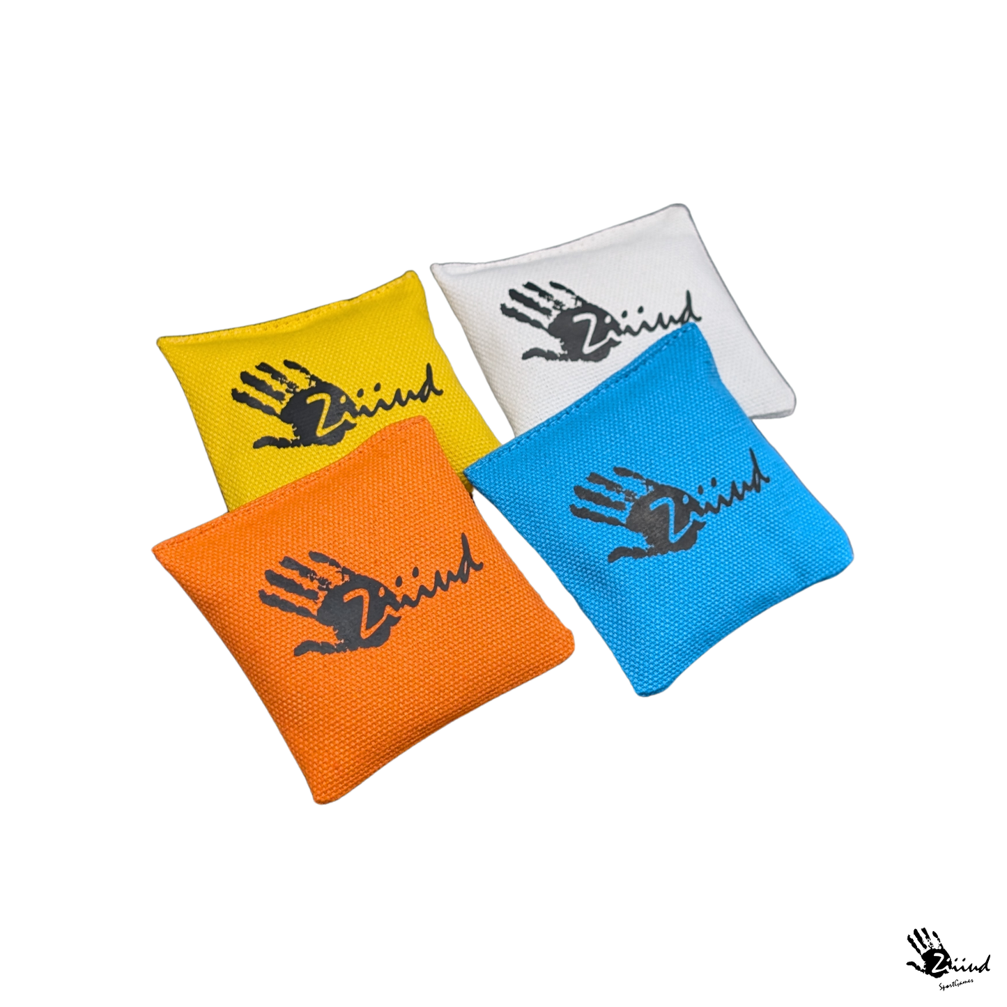 Ziiiud Ball Bags Gelb Orange Blau Weiss Wurfspiel Sportspiel Familienspiel