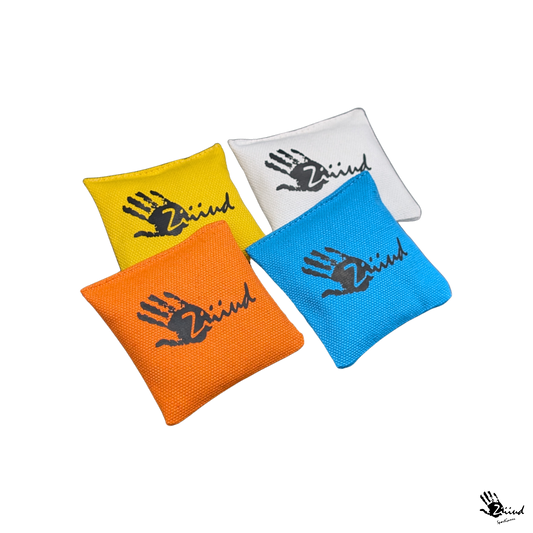 Ziiiud Ball Bags Gelb Orange Blau Weiss Wurfspiel Sportspiel Familienspiel